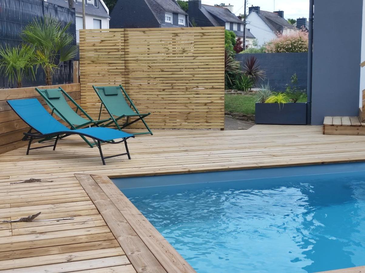 Ty Breizh Jet Villa Ergue-Gaberic Ngoại thất bức ảnh
